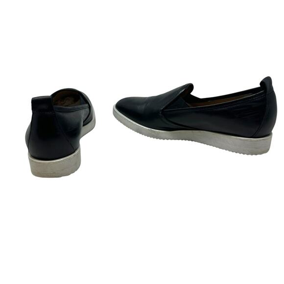 Everlane The Leather Street Shoe Black‎ Pointed Toe Slip-On Size 6.5 - Picture 8 of 13